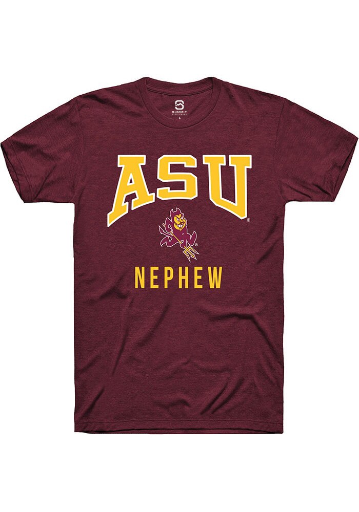 Arizona State Sun Devils Maroon Nephew Short Sleeve T-Shirt