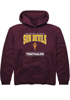 Arizona State Sun Devils Youth Maroon Triathalon Long Sleeve Hoodie