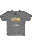 Arizona State Sun Devils Youth Charcoal Triathalon Short Sleeve T-Shirt