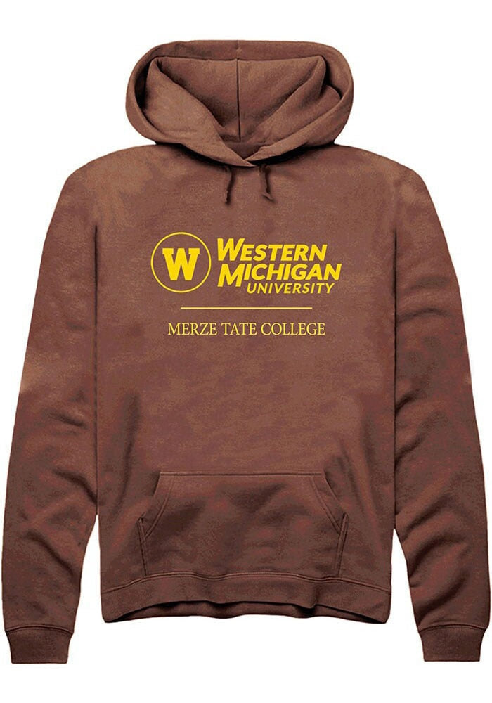 Western Michigan Broncos Mens Brown Merze Tate College Long Sleeve Hoodie