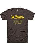 Western Michigan Broncos Brown College of Arts and Sciences Logo Short Sleeve T-Shirt