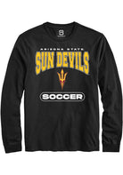 Arizona State Sun Devils Black Soccer Long Sleeve T-Shirt