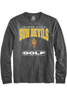 Arizona State Sun Devils Charcoal Golf Long Sleeve T-Shirt