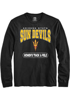 Arizona State Sun Devils Black Womens Track and Field Long Sleeve T-Shirt
