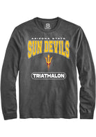 Arizona State Sun Devils Charcoal Triathalon Long Sleeve T-Shirt
