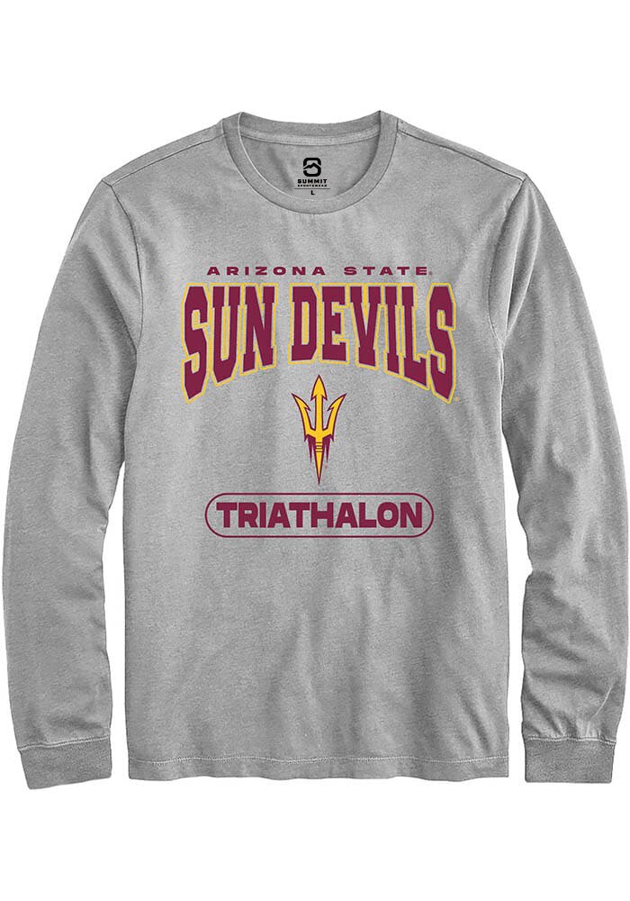 Arizona State Sun Devils Grey Triathalon Long Sleeve T-Shirt