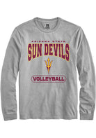 Arizona State Sun Devils Grey Volleyball Long Sleeve T-Shirt