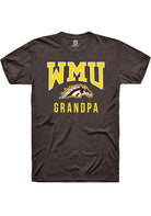 Western Michigan Broncos Brown Grandpa Logo Short Sleeve T-Shirt