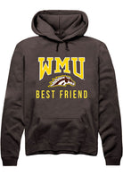 Western Michigan Broncos Mens Brown Best Friend Long Sleeve Hoodie