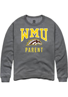 Western Michigan Broncos Mens Grey Parent Long Sleeve Crew Sweatshirt