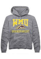 Western Michigan Broncos Mens Grey Grandparent Long Sleeve Hoodie