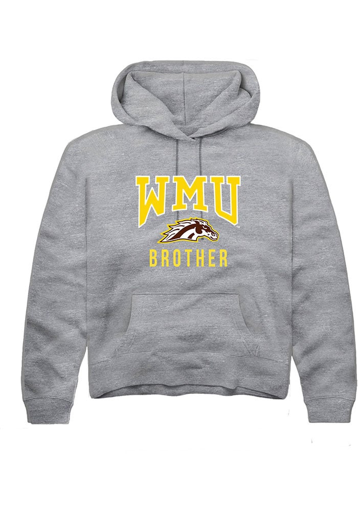 Western Michigan Broncos Youth Grey Brother Long Sleeve Hoodie