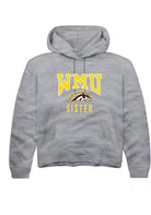 Western Michigan Broncos Youth Grey Sister Long Sleeve Hoodie
