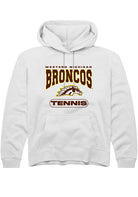Western Michigan Broncos Youth White Tennis Long Sleeve Hoodie