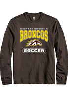 Western Michigan Broncos Brown Soccer Long Sleeve T-Shirt