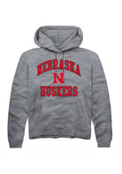 Nebraska Cornhuskers Youth Grey Number 1 Neutral Long Sleeve Hoodie