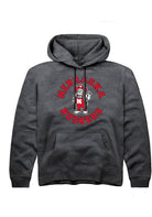Nebraska Cornhuskers Youth Charcoal Circle Long Sleeve Hoodie