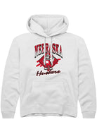 Nebraska Cornhuskers Youth White 90s Long Sleeve Hoodie