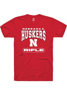 Nebraska Cornhuskers Red Rifle Short Sleeve T-Shirt