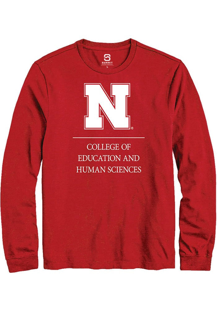 Nebraska Cornhuskers Red College of Education and Human Sciences Long Sleeve T-Shirt