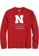 Nebraska Cornhuskers Red College of Engineering Long Sleeve T-Shirt
