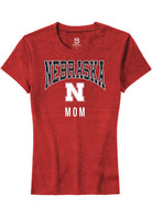 Nebraska Cornhuskers Womens Red Mom Short Sleeve T-Shirt
