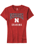 Nebraska Cornhuskers Womens Red Grandma Short Sleeve T-Shirt