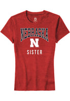 Nebraska Cornhuskers Womens Red Sister Short Sleeve T-Shirt