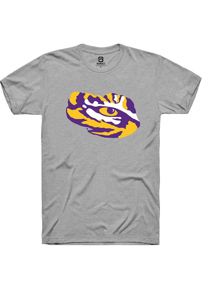 LSU Tigers Grey Alt Logo Short Sleeve T-Shirt