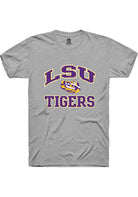LSU Tigers Grey No 1 Neutral Short Sleeve T-Shirt