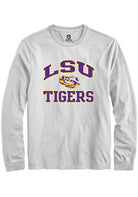 LSU Tigers White No 1 Neutral Long Sleeve T-Shirt
