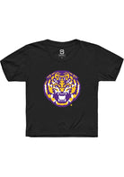 LSU Tigers Youth Black Alt Logo Short Sleeve T-Shirt