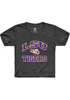 LSU Tigers Youth Charcoal No 1 Neutral Short Sleeve T-Shirt