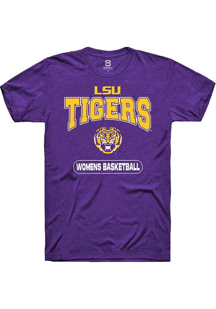 LSU Tigers Purple Womens Basketball Short Sleeve T-Shirt
