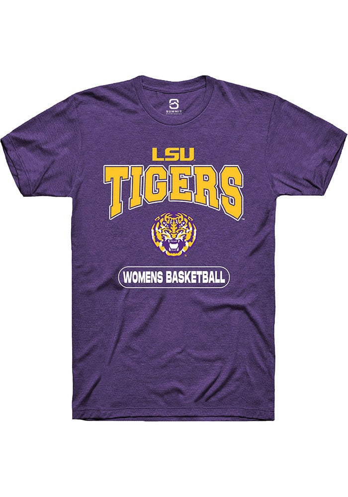 LSU Tigers Purple Womens Basketball Short Sleeve T-Shirt