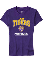 LSU Tigers Womens Purple Tennis Short Sleeve T-Shirt