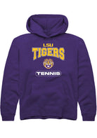 LSU Tigers Youth Purple Tennis Long Sleeve Hoodie