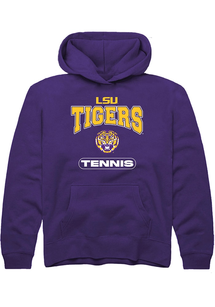LSU Tigers Youth Purple Tennis Long Sleeve Hoodie