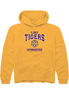 LSU Tigers Youth Gold Gymnastics Long Sleeve Hoodie