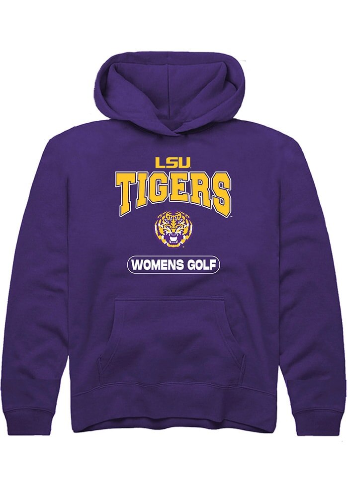 LSU Tigers Youth Purple Womens Golf Long Sleeve Hoodie