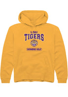 LSU Tigers Youth Gold Womens Golf Long Sleeve Hoodie