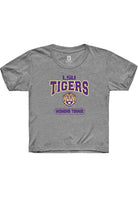 LSU Tigers Youth Grey Womens Tennis Short Sleeve T-Shirt