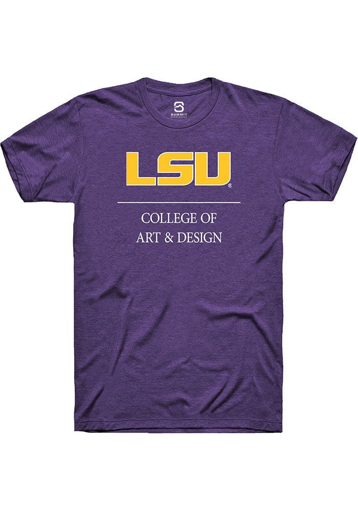 LSU Tigers Purple College of Art & Design Short Sleeve T-Shirt