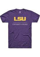 LSU Tigers Purple University College Short Sleeve T-Shirt