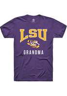 LSU Tigers Purple Grandma Short Sleeve T-Shirt