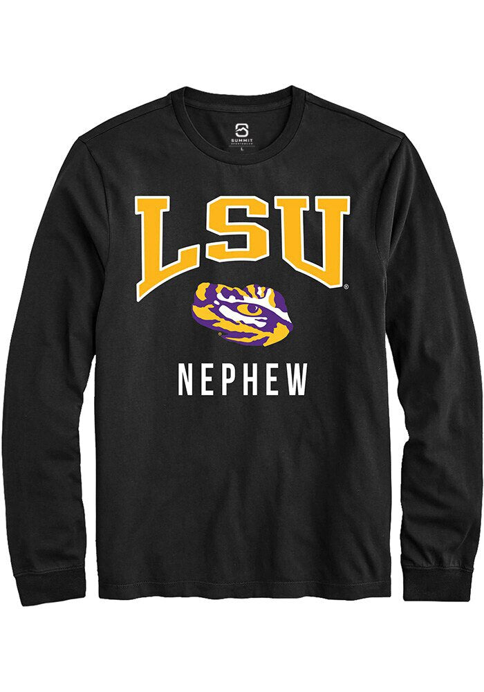 LSU Tigers Black Nephew Long Sleeve T-Shirt