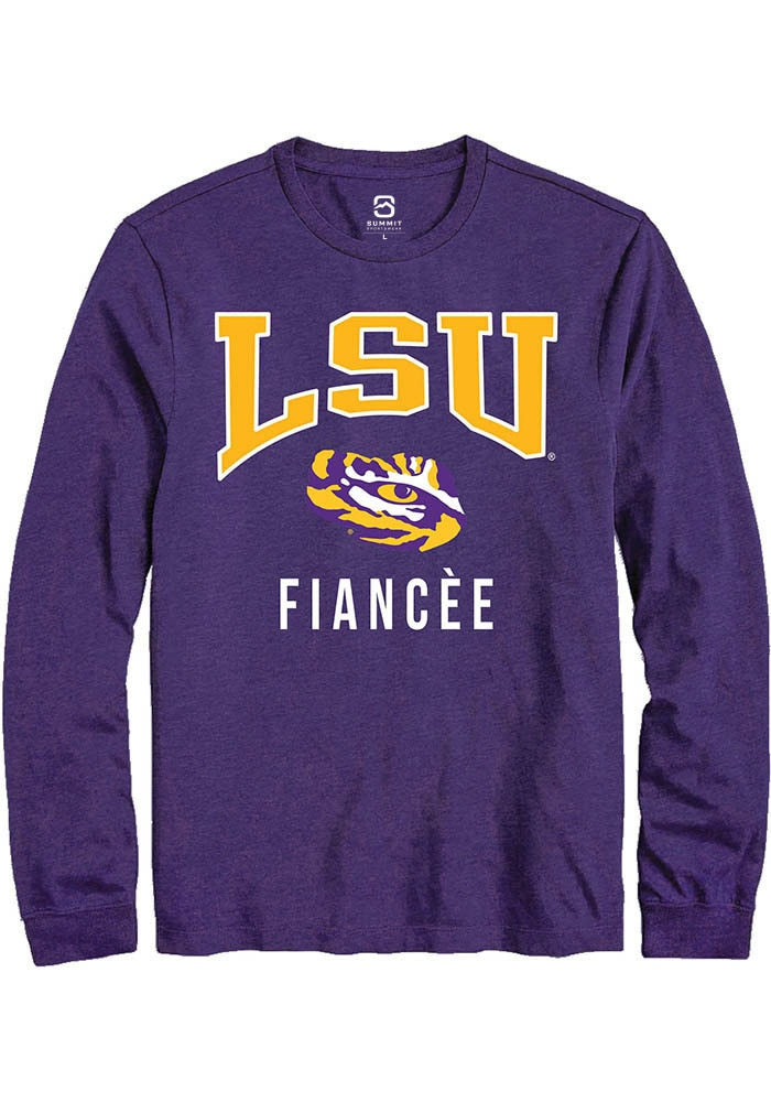 LSU Tigers Purple Fiancée Long Sleeve T-Shirt