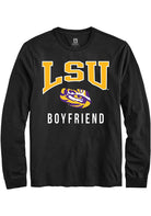 LSU Tigers Black Boyfriend Long Sleeve T-Shirt