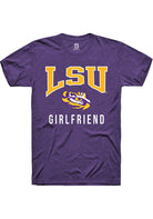 LSU Tigers Purple Girlfriend Short Sleeve T-Shirt