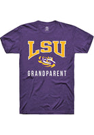 LSU Tigers Purple Grandparent Short Sleeve T-Shirt